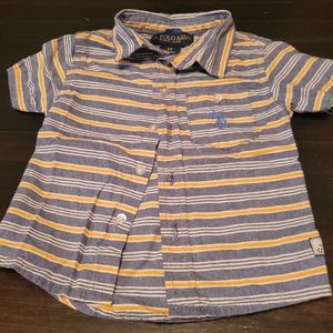 US polo assn boys 2t button down shirt